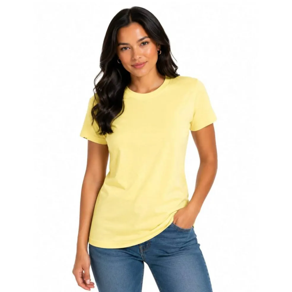 BELLA + CANVAS CVC Jersey Crewneck TShirt Free Shipping