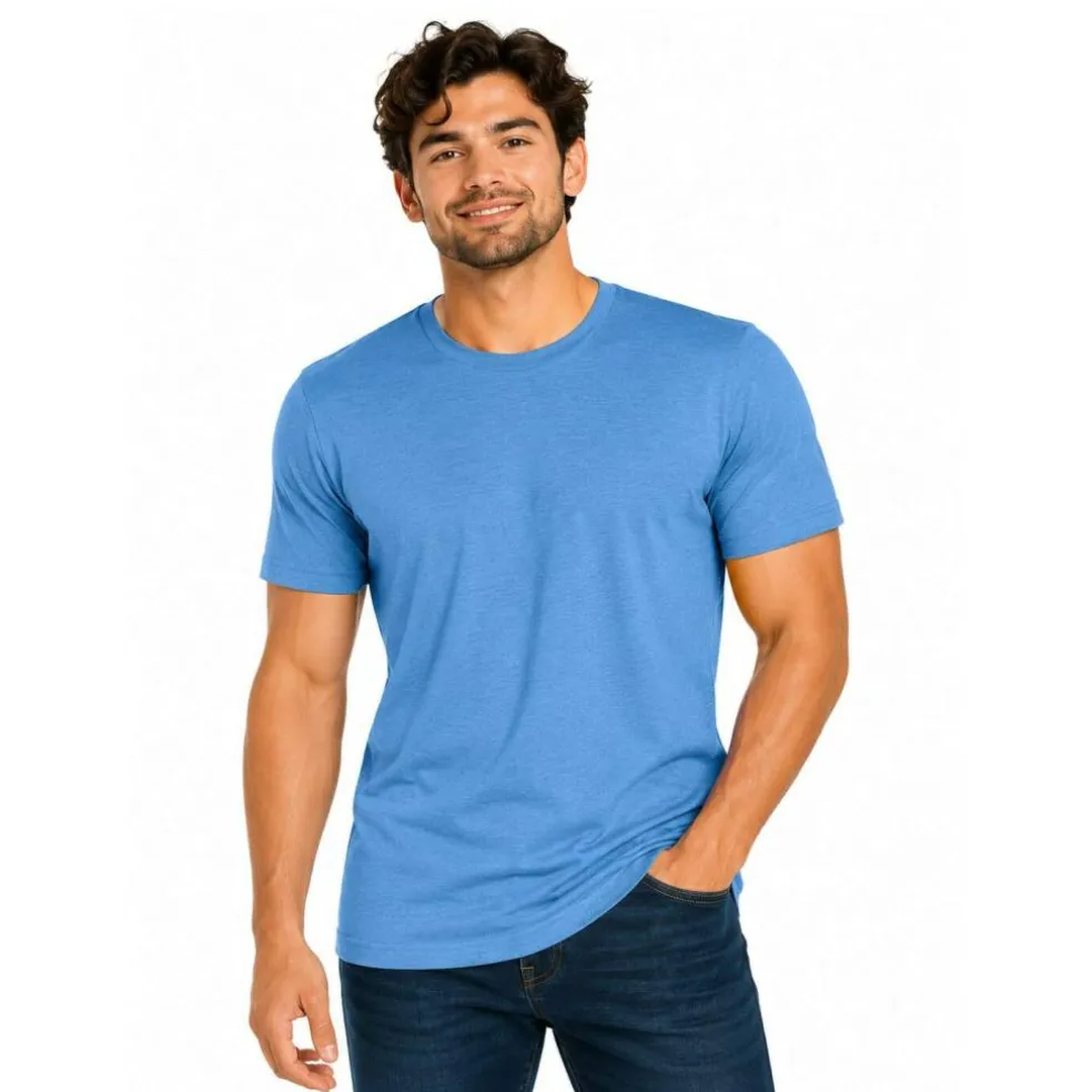 BELLA + CANVAS CVC Jersey Crewneck TShirt Free Shipping