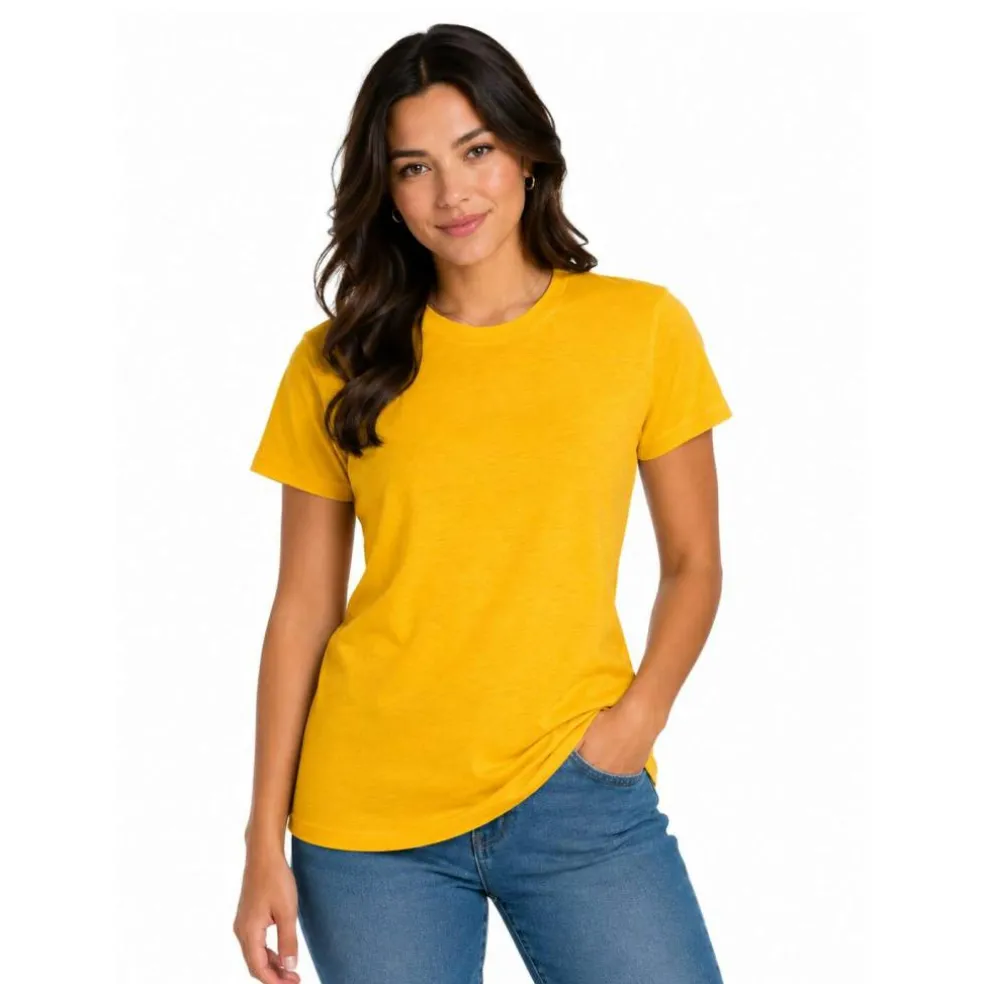 BELLA + CANVAS CVC Jersey Crewneck TShirt Free Shipping