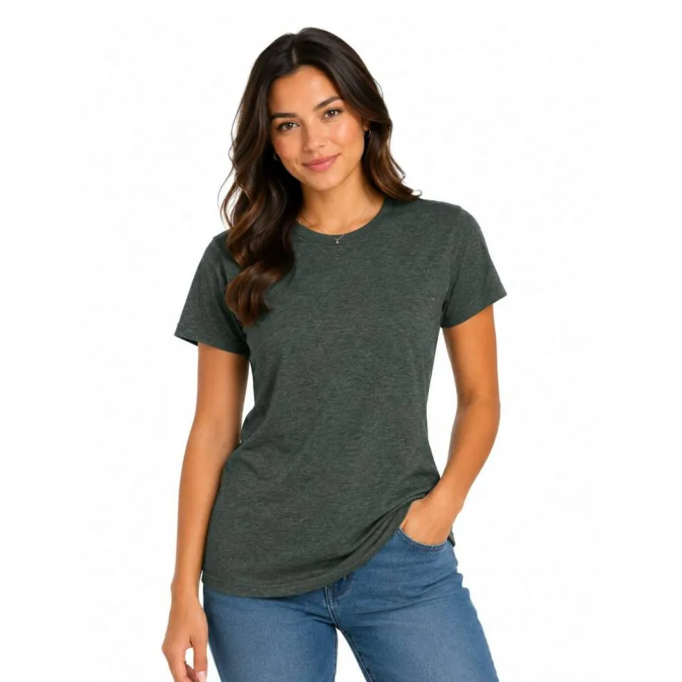 BELLA + CANVAS CVC Jersey Crewneck TShirt Free Shipping
