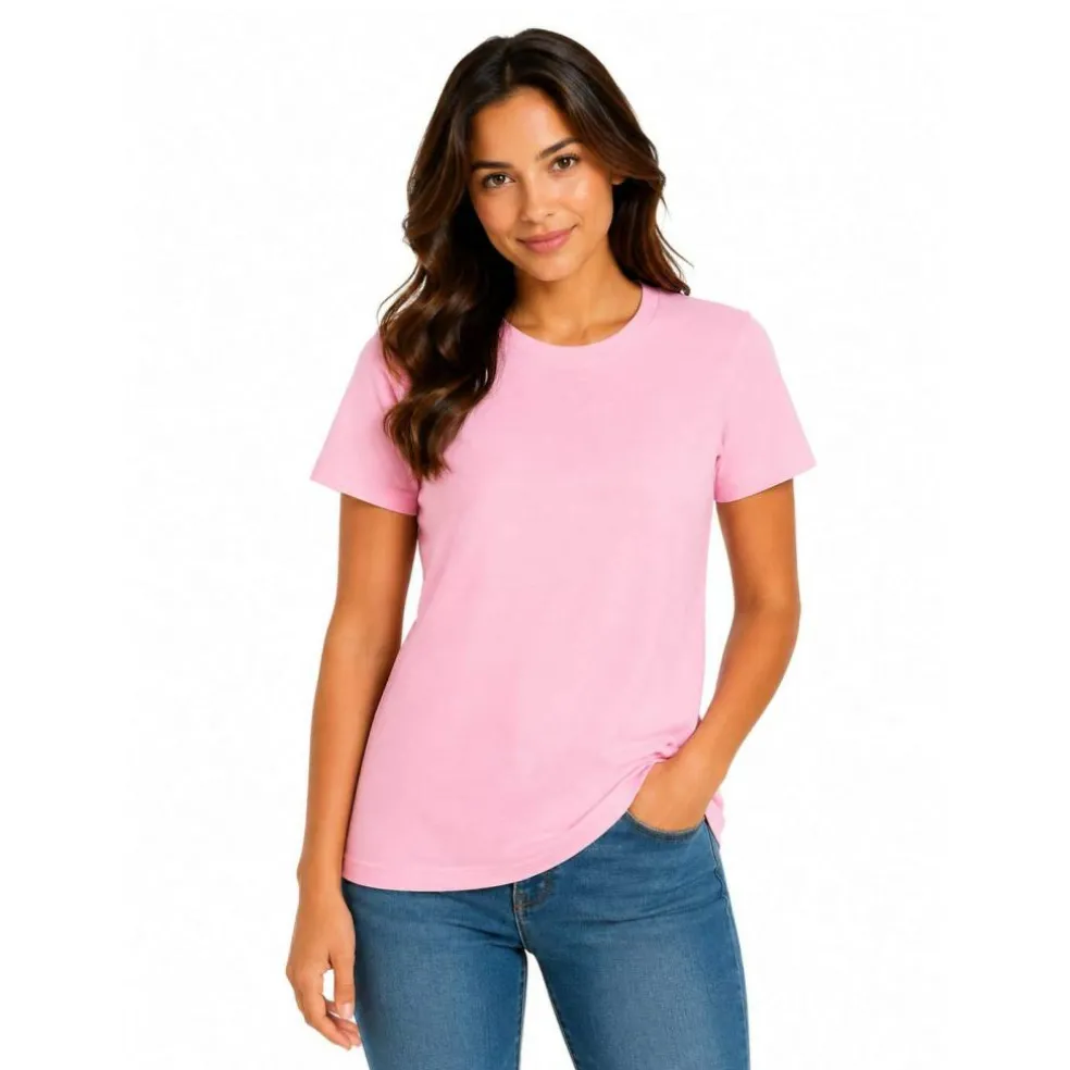 BELLA + CANVAS CVC Jersey Crewneck TShirt Free Shipping