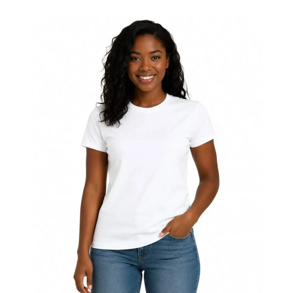 BELLA + CANVAS CVC Jersey Crewneck TShirt Free Shipping