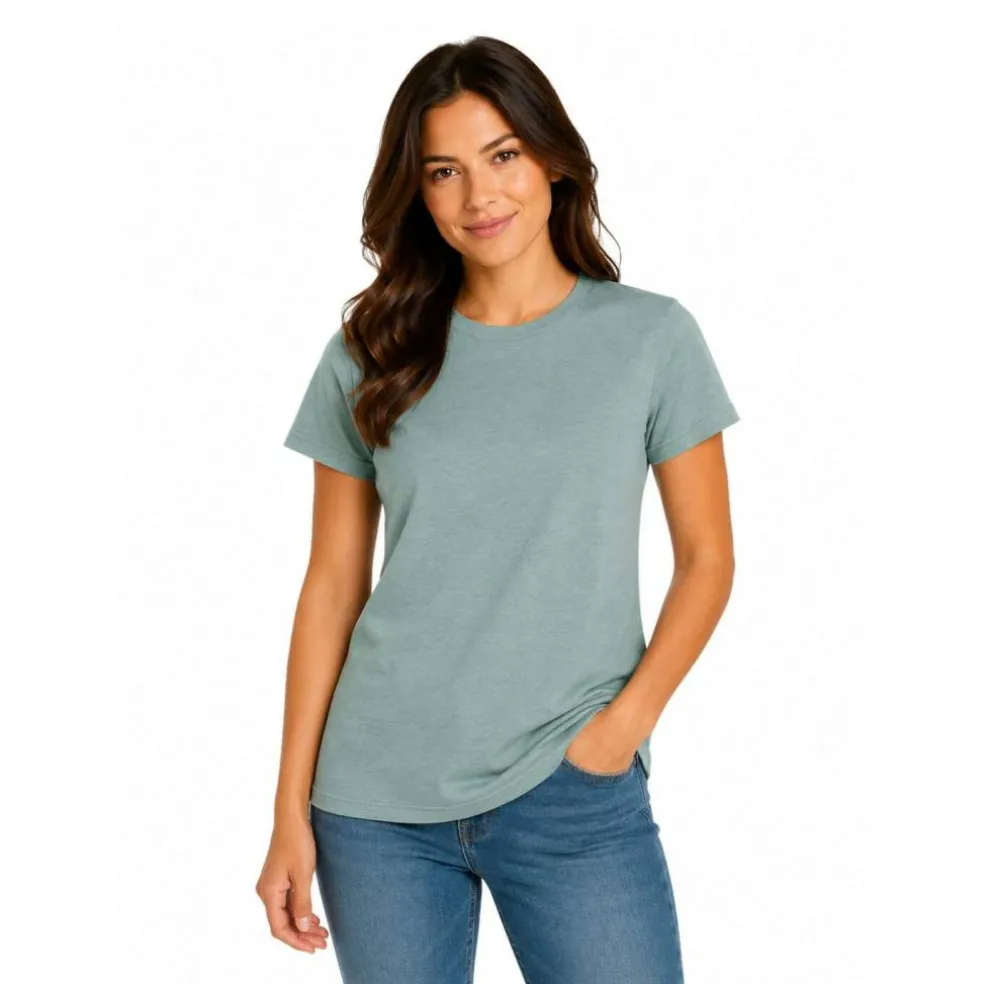 BELLA + CANVAS CVC Jersey Crewneck TShirt Free Shipping