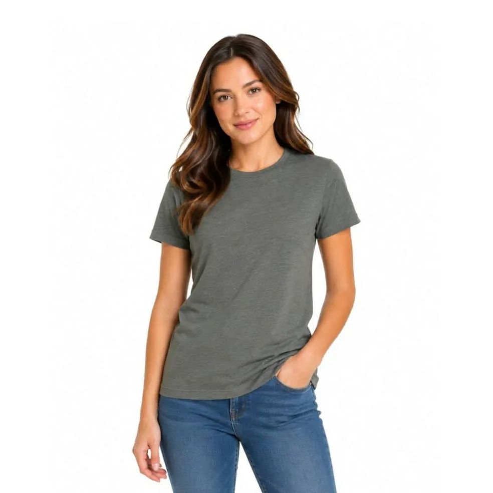 BELLA + CANVAS CVC Jersey Crewneck TShirt Free Shipping