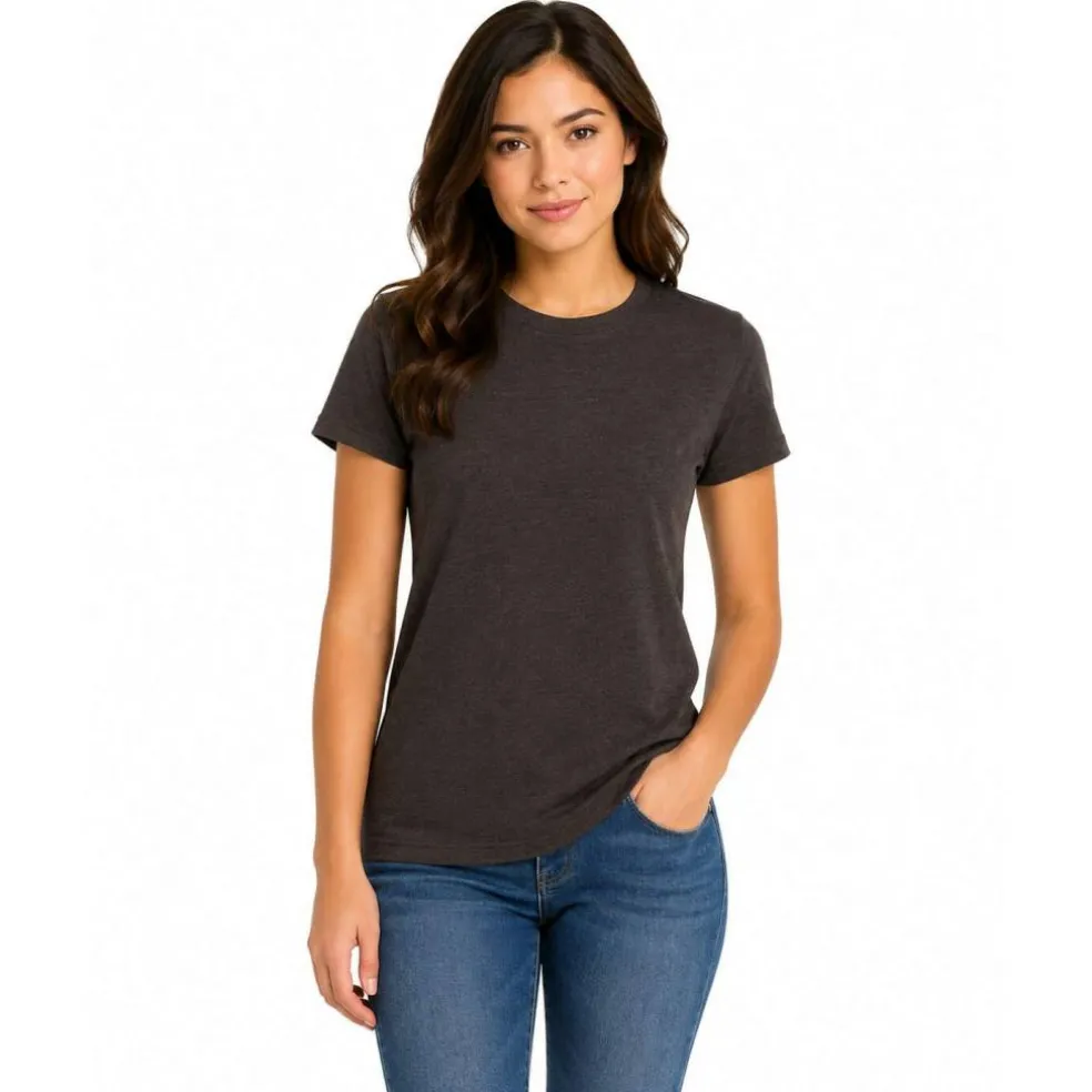 BELLA + CANVAS CVC Jersey Crewneck TShirt Free Shipping