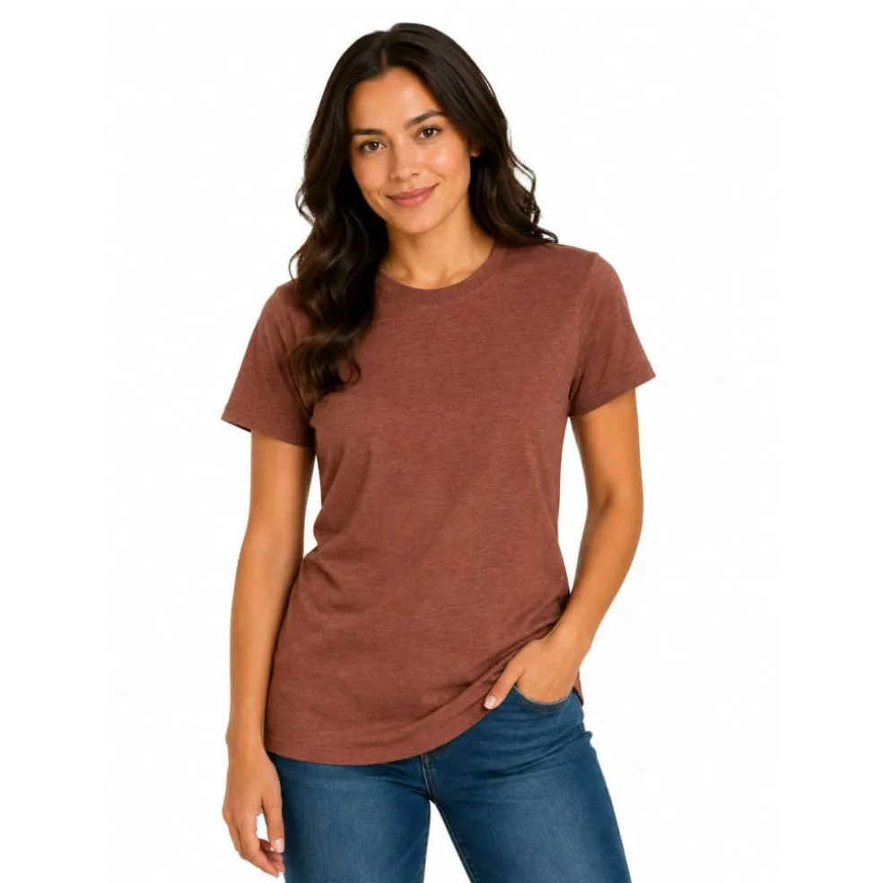 BELLA + CANVAS CVC Jersey Crewneck TShirt Free Shipping
