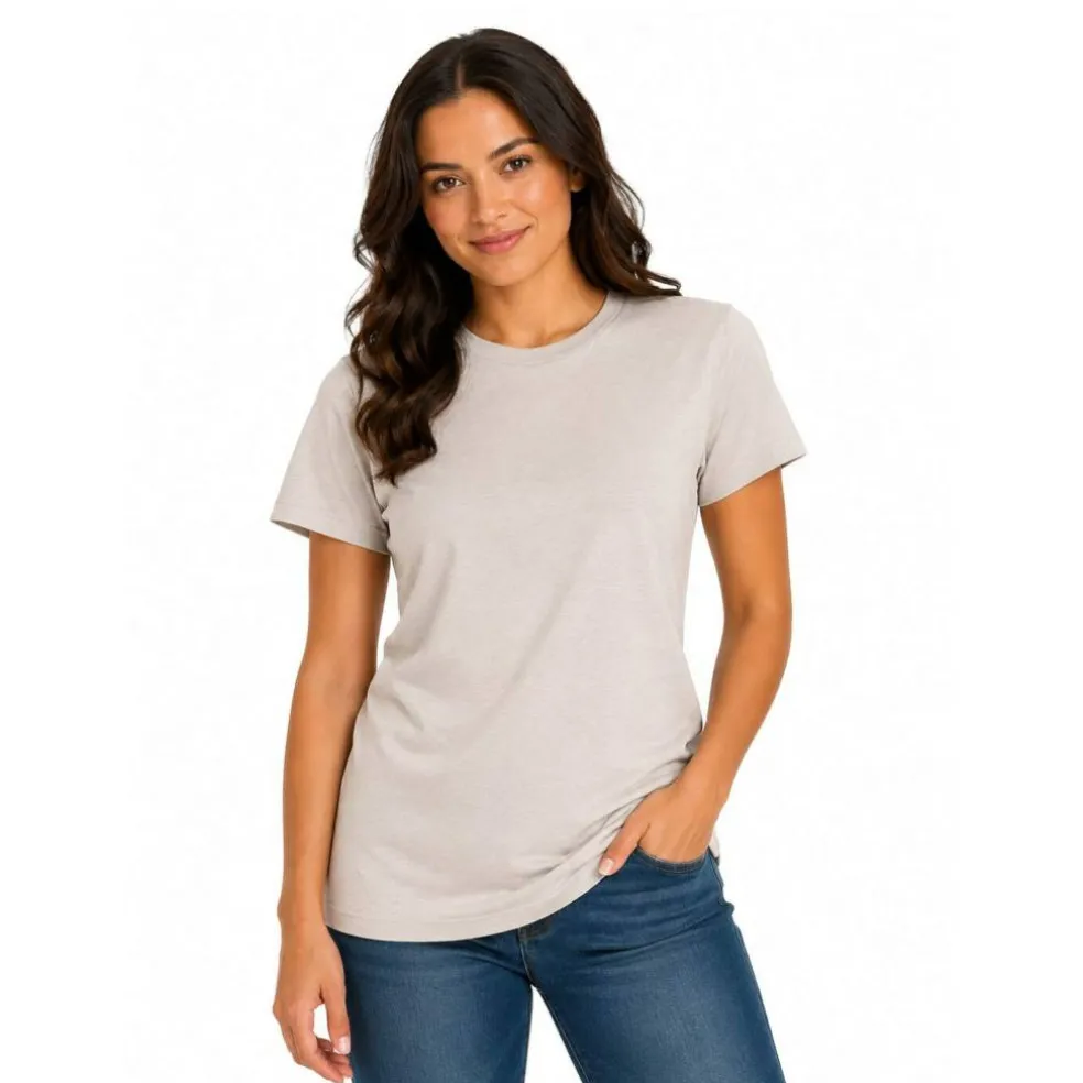BELLA + CANVAS CVC Jersey Crewneck TShirt Free Shipping