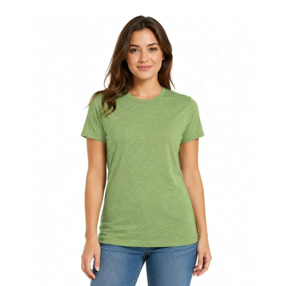 BELLA + CANVAS CVC Jersey Crewneck TShirt Free Shipping
