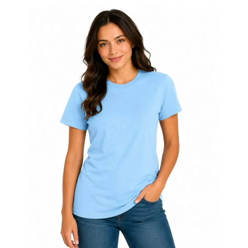 BELLA + CANVAS CVC Jersey Crewneck TShirt Free Shipping
