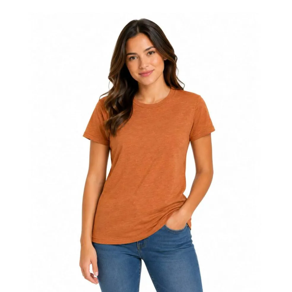 BELLA + CANVAS CVC Jersey Crewneck TShirt Free Shipping