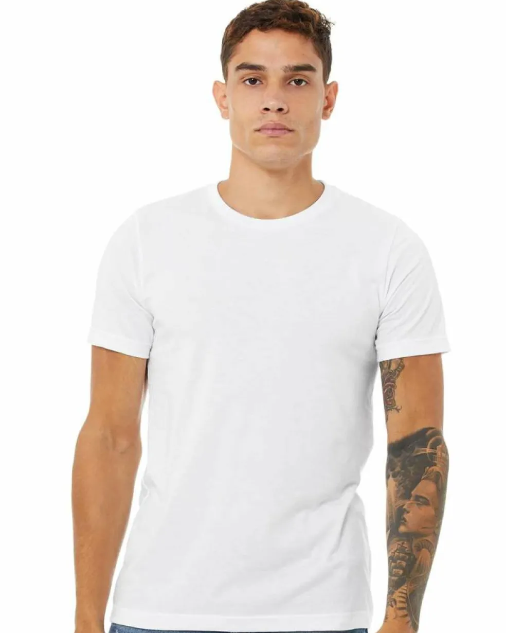BELLA + CANVAS CVC Jersey Crewneck TShirt Free Shipping