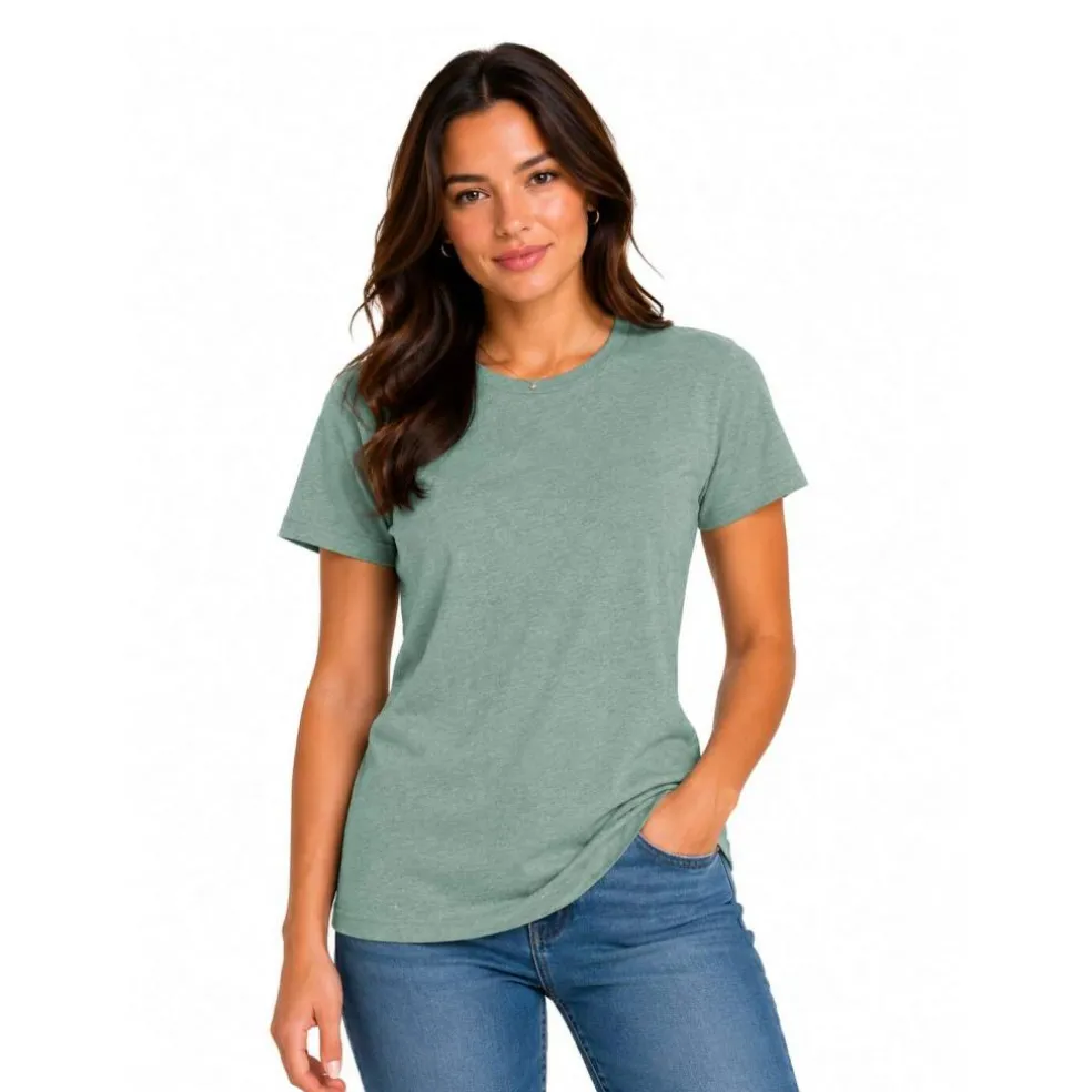 BELLA + CANVAS CVC Jersey Crewneck TShirt Free Shipping