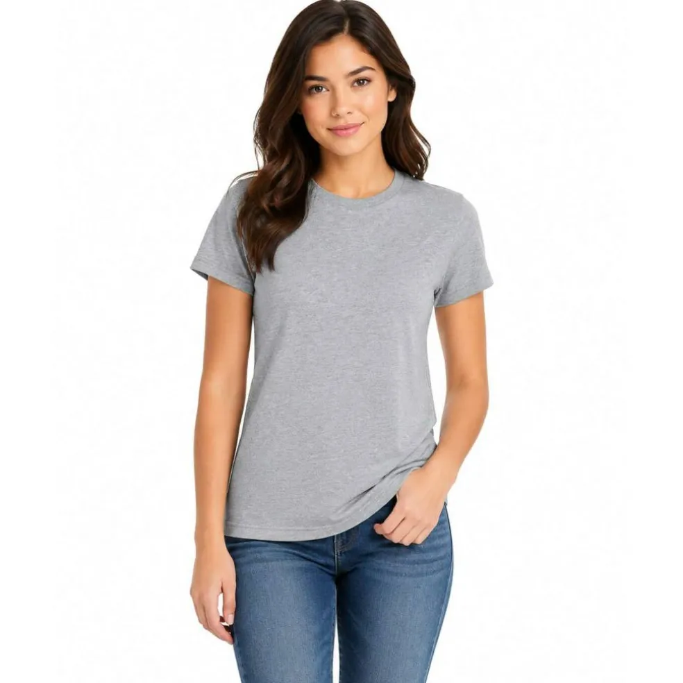 BELLA + CANVAS CVC Jersey Crewneck TShirt Free Shipping