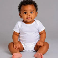 BELLA + CANVAS Infant Short Sleeve Jersey Bodysuit Free Shipping