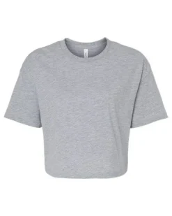 BELLA + CANVAS Ladies Jersey Cropped T-Shirt Free Shipping