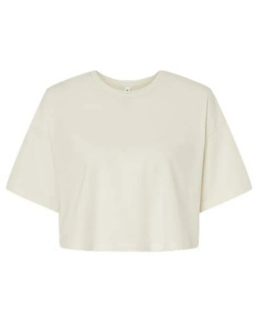 BELLA + CANVAS Ladies Jersey Cropped T-Shirt Free Shipping
