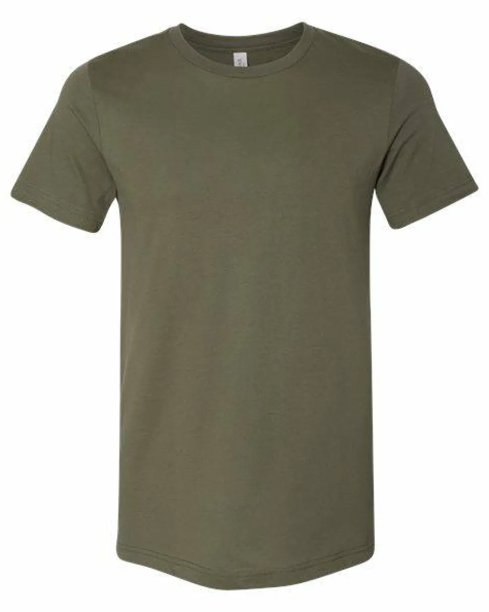 BELLA + CANVAS Short Sleeve Crewneck Jersey Tshirt Free Shipping