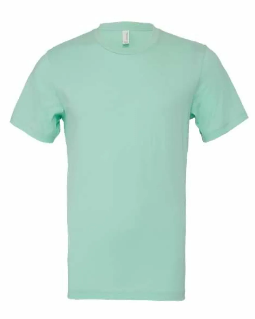 BELLA + CANVAS Short Sleeve Crewneck Jersey Tshirt Free Shipping