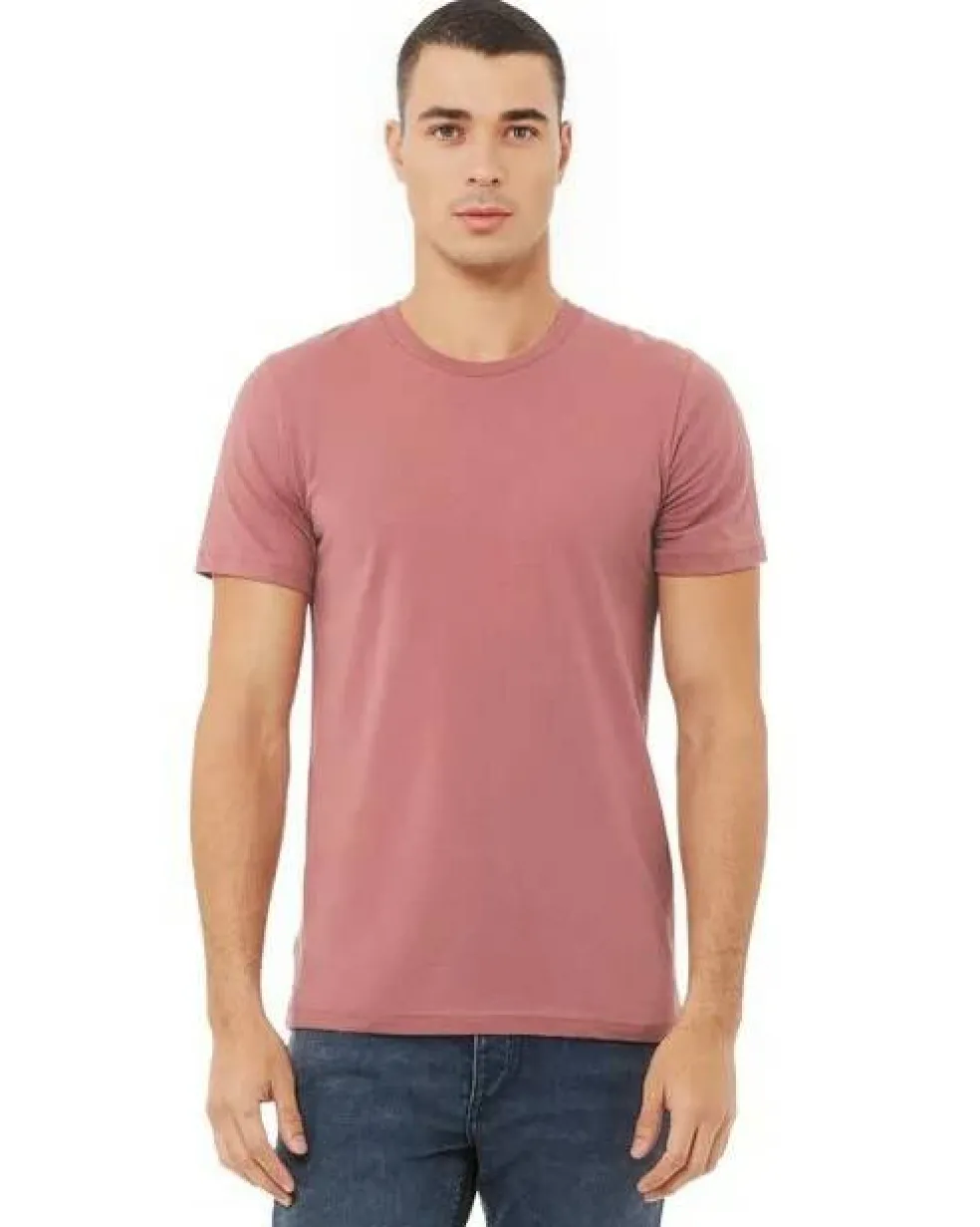 BELLA + CANVAS Short Sleeve Crewneck Jersey Tshirt Free Shipping