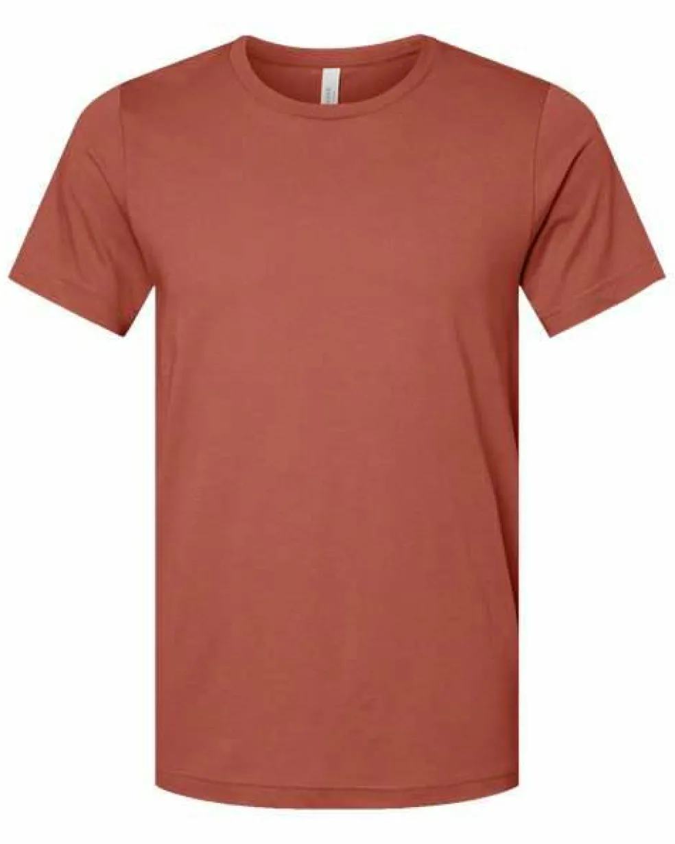 BELLA + CANVAS Short Sleeve Crewneck Jersey Free Shipping