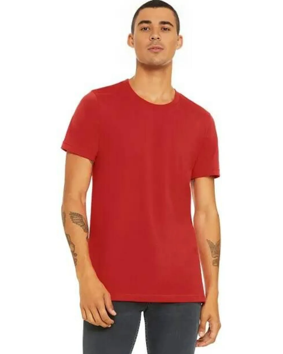 BELLA + CANVAS Short Sleeve Crewneck Jersey Free Shipping