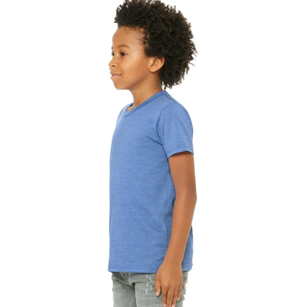 BELLA+CANVAS® Short Sleeve Heather Jersey Youth T-Shirt
