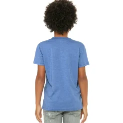 BELLA+CANVAS® Short Sleeve Heather Jersey Youth T-Shirt