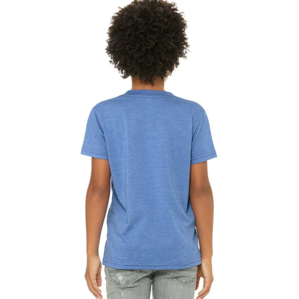 BELLA+CANVAS® Short Sleeve Heather Jersey Youth T-Shirt
