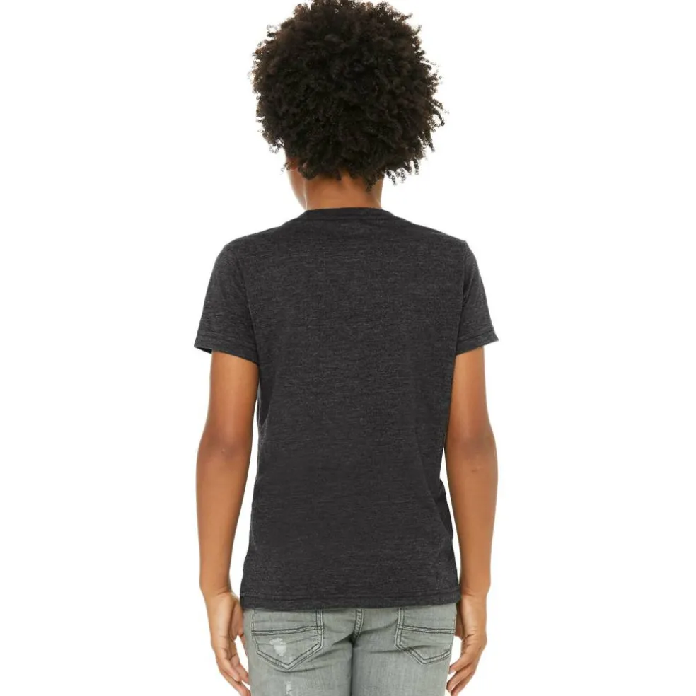 BELLA+CANVAS® Short Sleeve Heather Jersey Youth T-Shirt