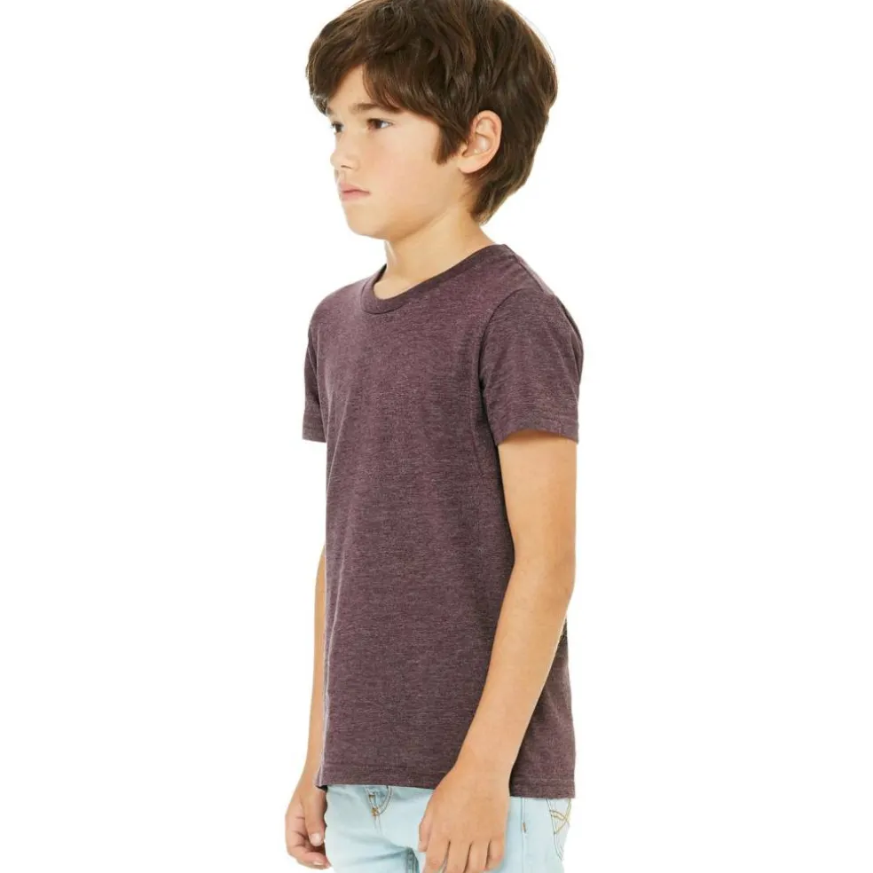 BELLA+CANVAS® Short Sleeve Heather Jersey Youth T-Shirt