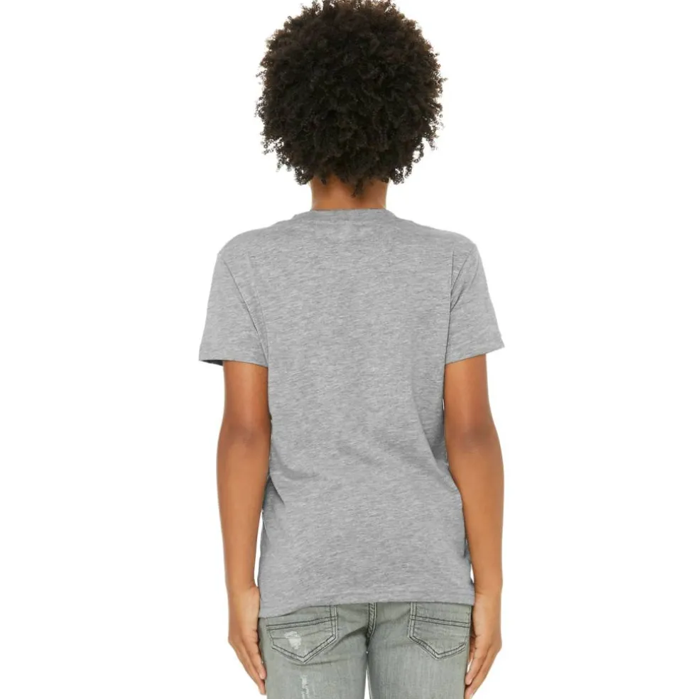 BELLA+CANVAS® Short Sleeve Heather Jersey Youth T-Shirt
