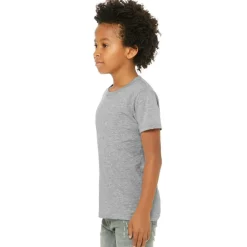 BELLA+CANVAS® Short Sleeve Heather Jersey Youth T-Shirt