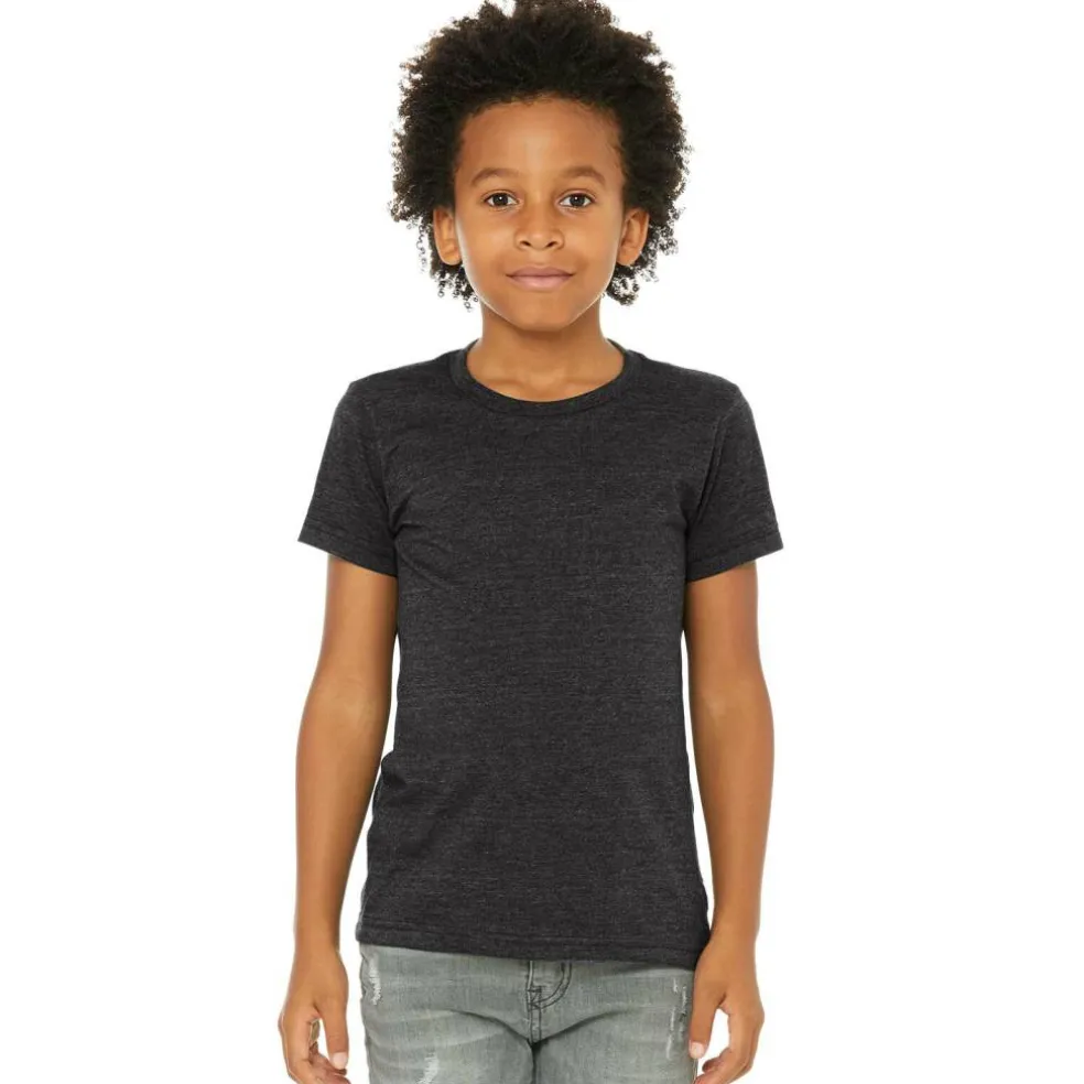BELLA+CANVAS® Short Sleeve Heather Jersey Youth T-Shirt