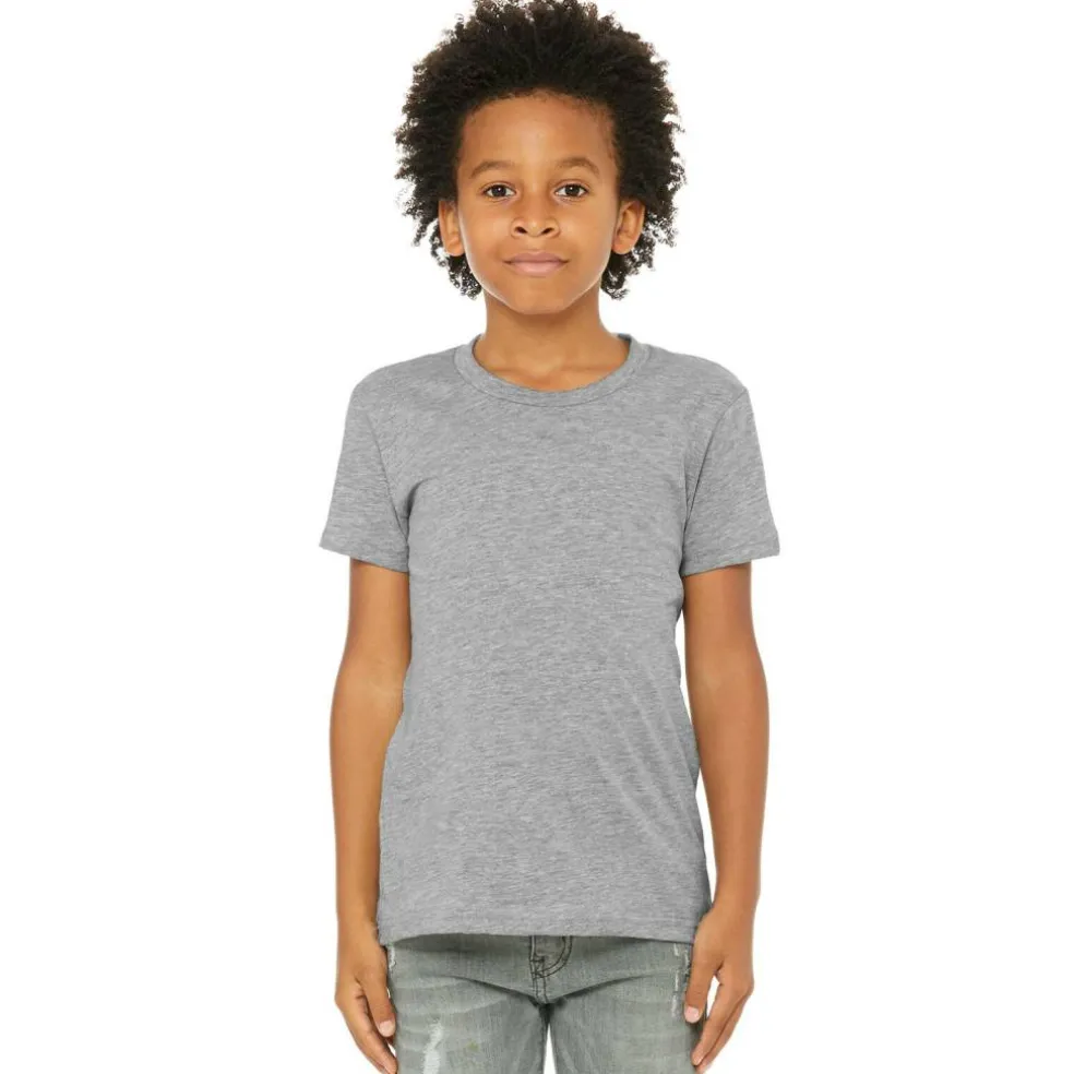 BELLA+CANVAS® Short Sleeve Heather Jersey Youth T-Shirt