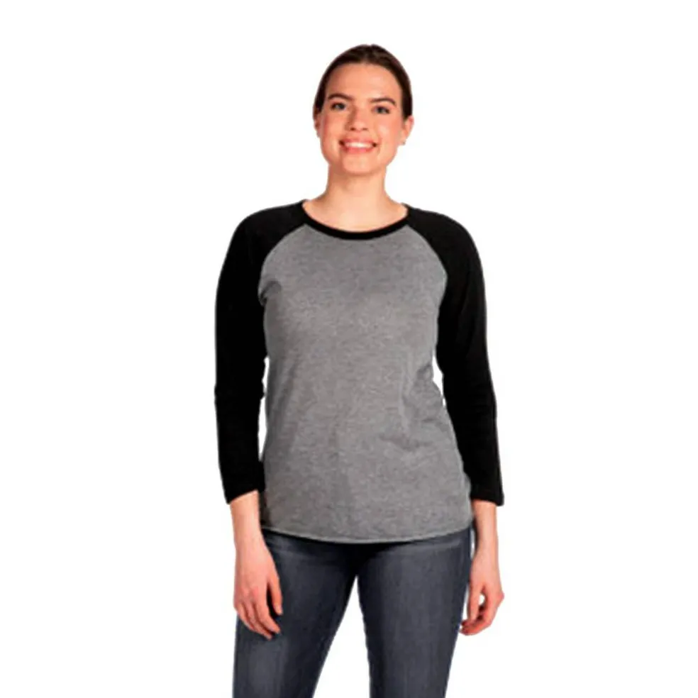 BELLA + CANVAS Three Quarter Raglan Baseball Tshirt Free Shipping