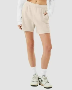 BELLA + CANVAS Women's Cutoff Fleece Shorts Free Shipping