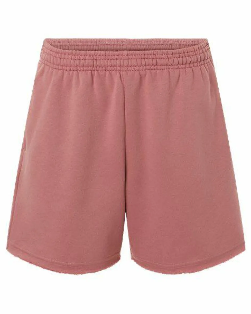 BELLA + CANVAS Women's Cutoff Fleece Shorts Free Shipping