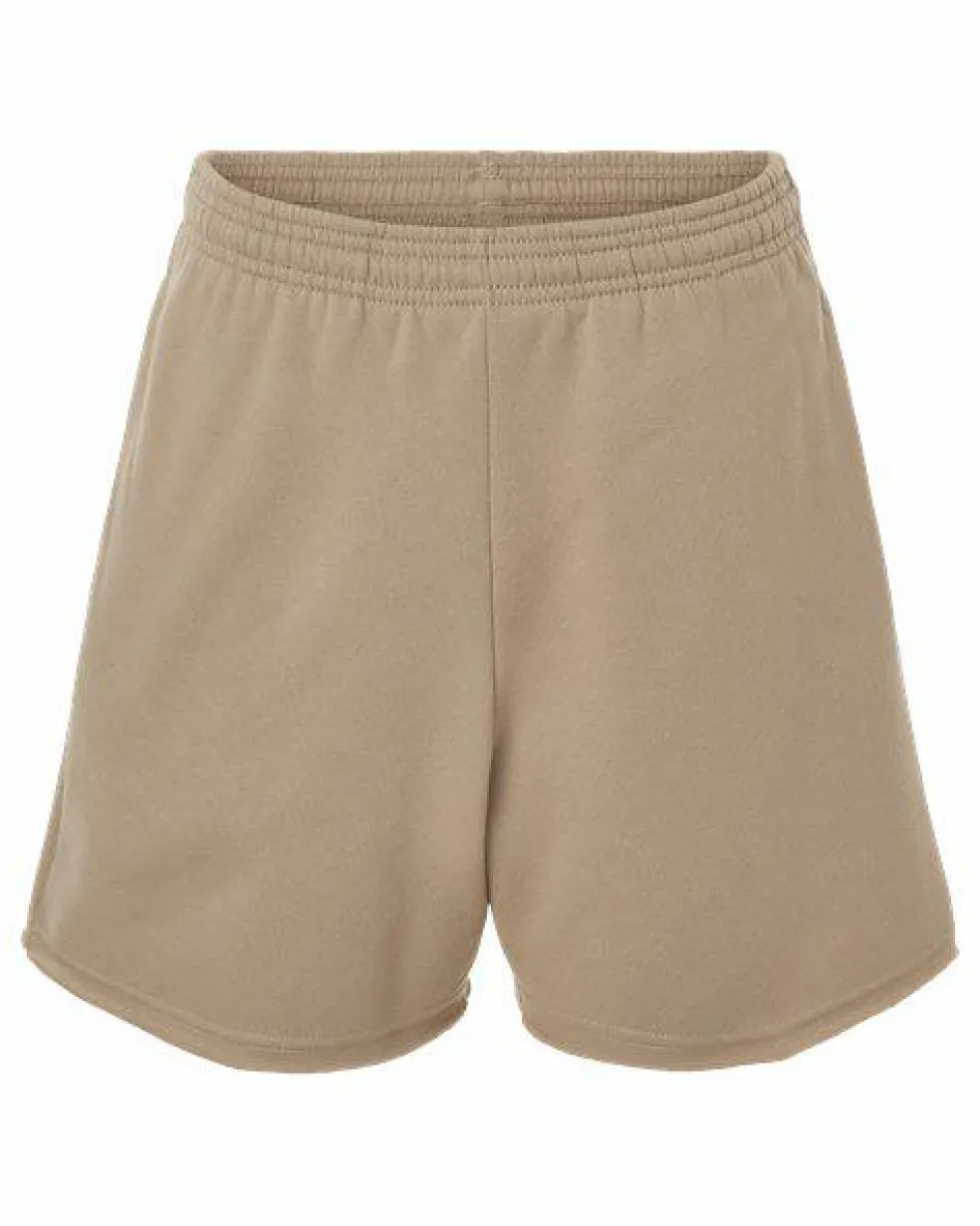 BELLA + CANVAS Women's Cutoff Fleece Shorts Free Shipping