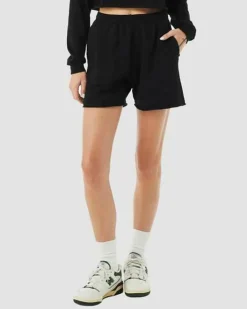 BELLA + CANVAS Women's Cutoff Fleece Shorts Free Shipping