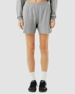 BELLA + CANVAS Women's Cutoff Fleece Shorts Free Shipping