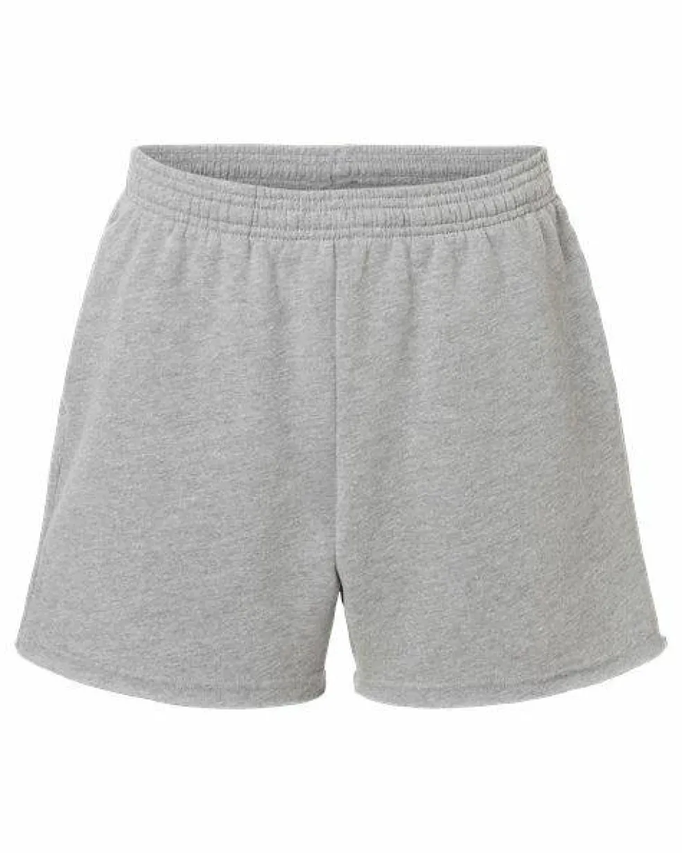 BELLA + CANVAS Women's Cutoff Fleece Shorts Free Shipping