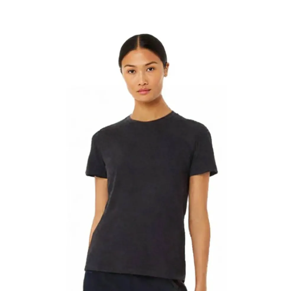 BELLA + CANVAS Women’s Relaxed Fit Heather CVC T-Shirt Free Shipping
