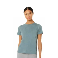 BELLA + CANVAS Women’s Relaxed Fit Heather CVC T-Shirt Free Shipping