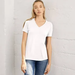 BELLA+CANVAS® Women's Short Sleeve V-Neck T-Shirt