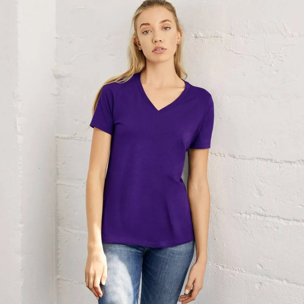 BELLA+CANVAS® Women's Short Sleeve V-Neck T-Shirt