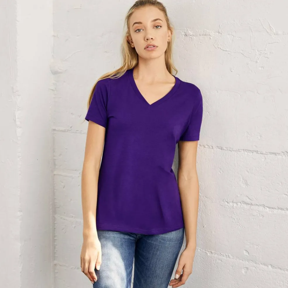 BELLA+CANVAS® Women's Short Sleeve V-Neck T-Shirt