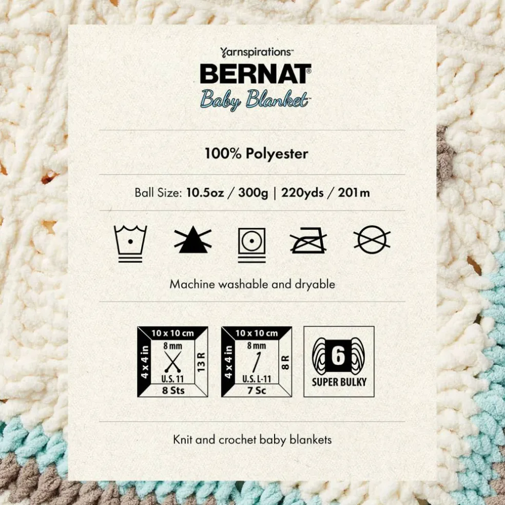 Bernat® Baby Blanket™ Variegates Yarn
