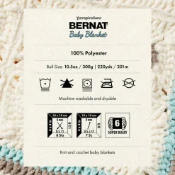 Bernat® Baby Blanket™ Variegates Yarn