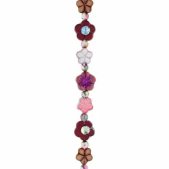 Berry Roses Czech Glass Flower Bead Mix by Bead Landing™