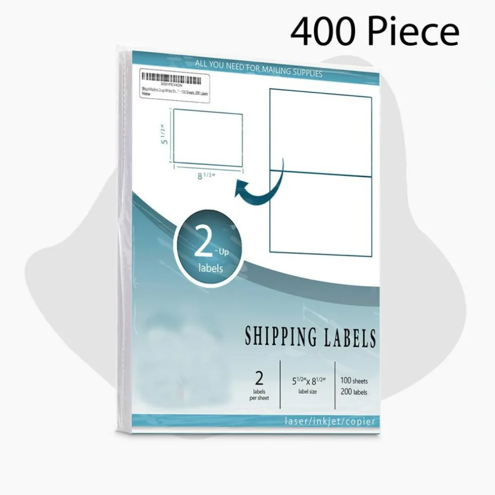 Best Efficient Mailing 3 1/3" x 4" Labels in Convenient 6-Up Mailer Format